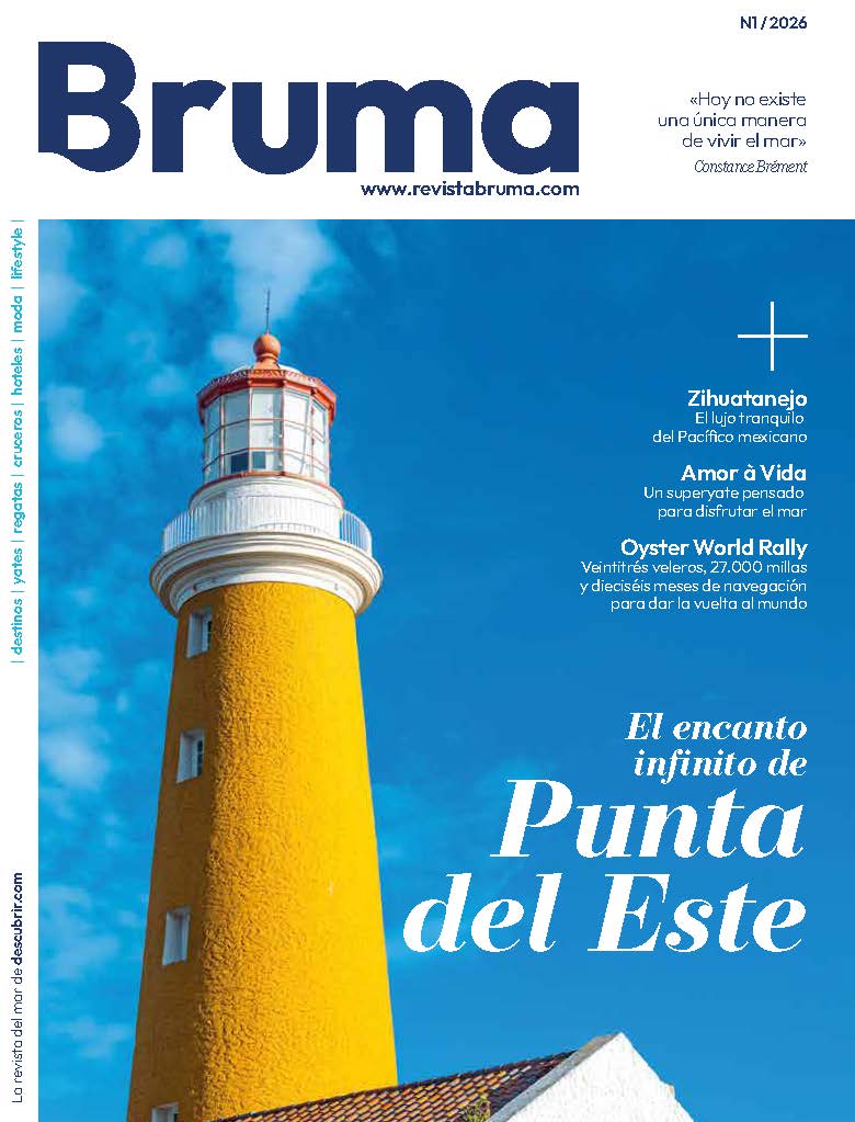Portada del número 1 de la revista impresa Bruma, dedicado a Punta del Este
