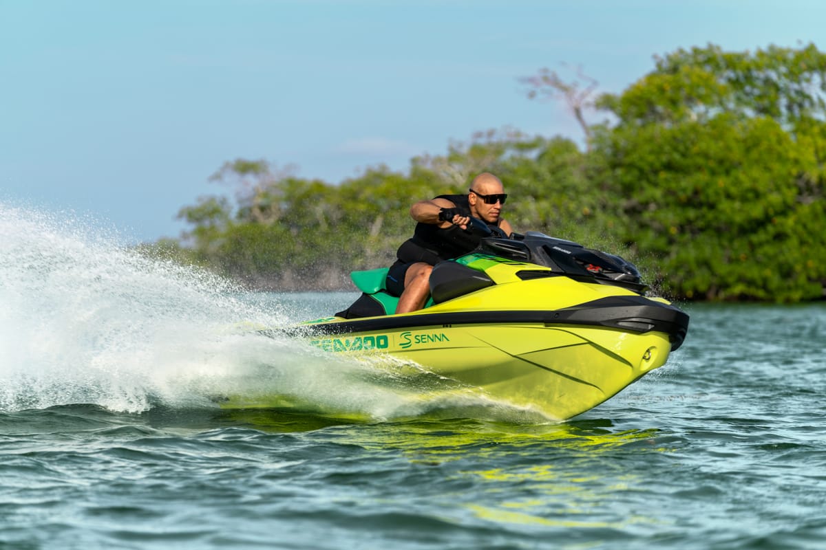 La Sea-Doo de Ayrton Senna llega a Barcelona
