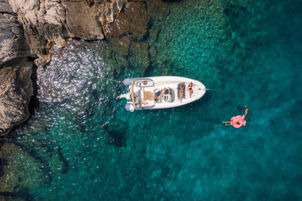 El barco como plan de un día