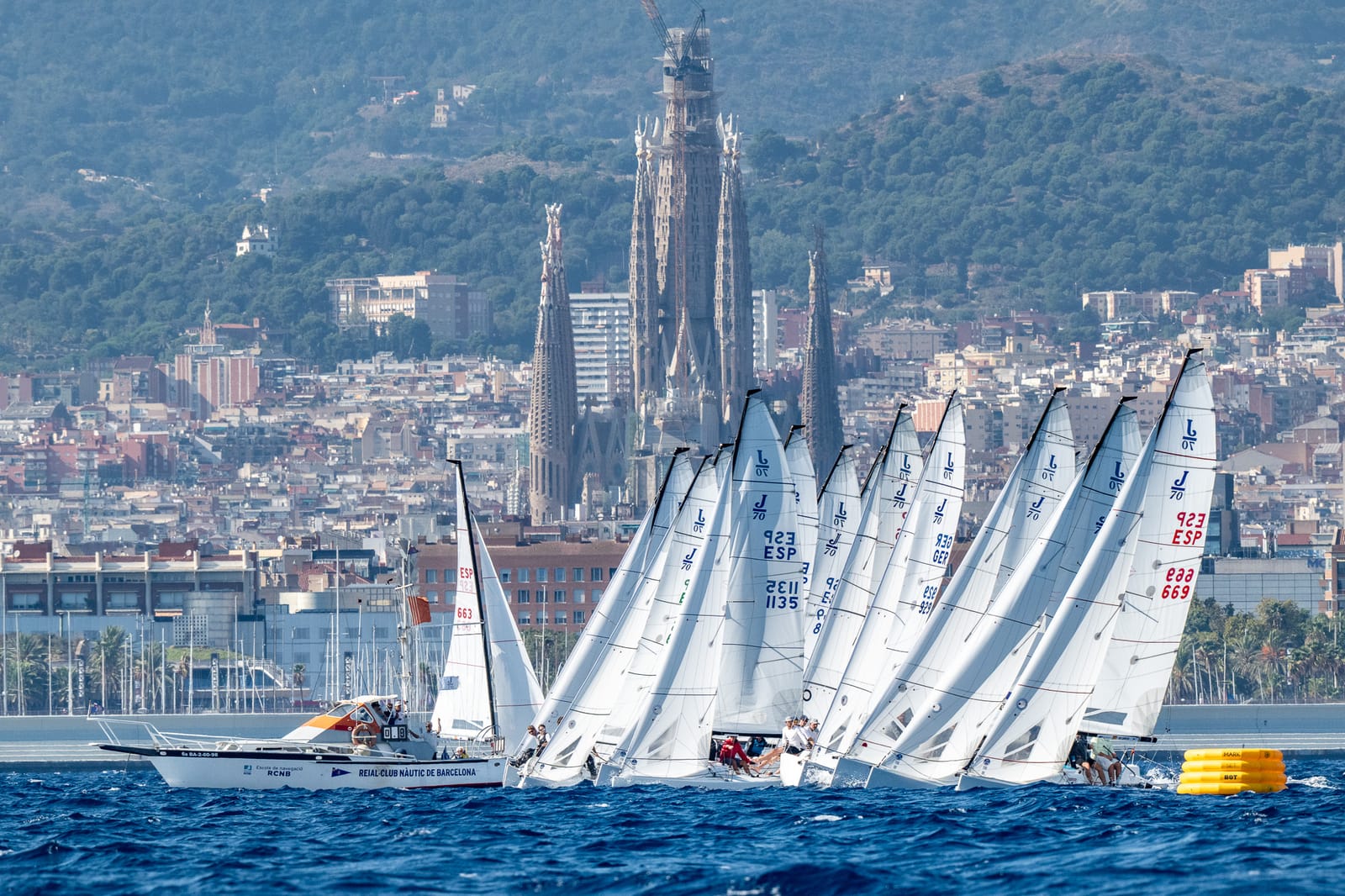 Barcelona reúne a la élite internacional del J/70 en su gran semana de competición