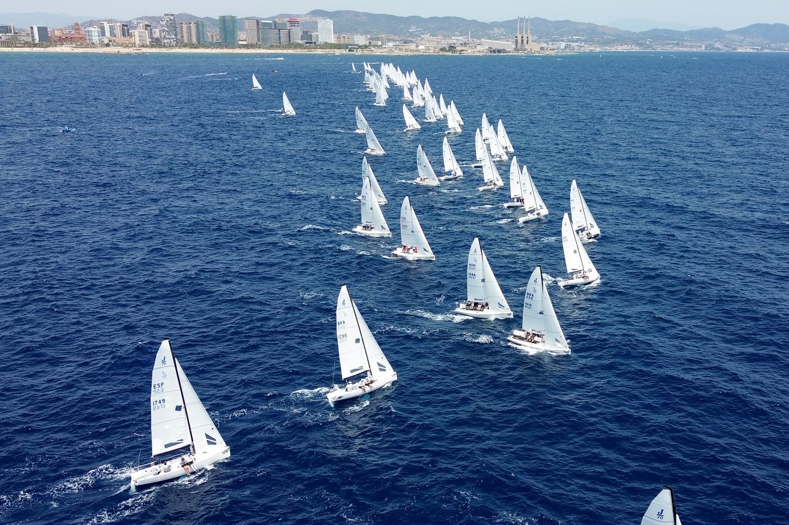 El Europeo de J/70 consolida a Barcelona como una de las grandes sedes internacionales de la clase