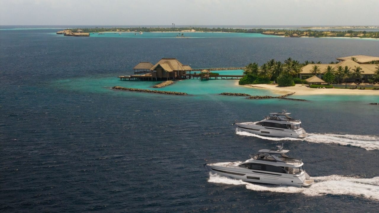 Azimut lleva una flota de 18 yates a dos resorts de lujo en Maldivas