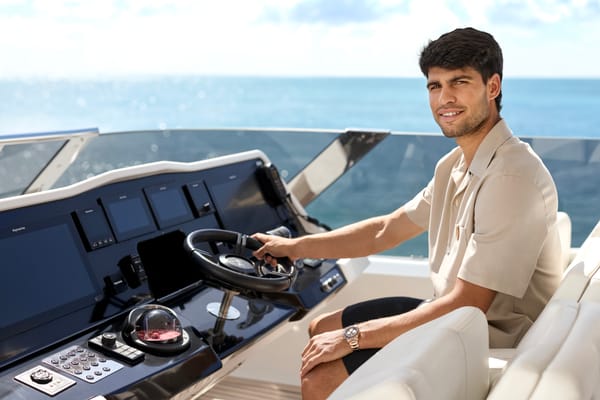 Carlos Alcaraz entra en el mundo del yachting con Sunreef